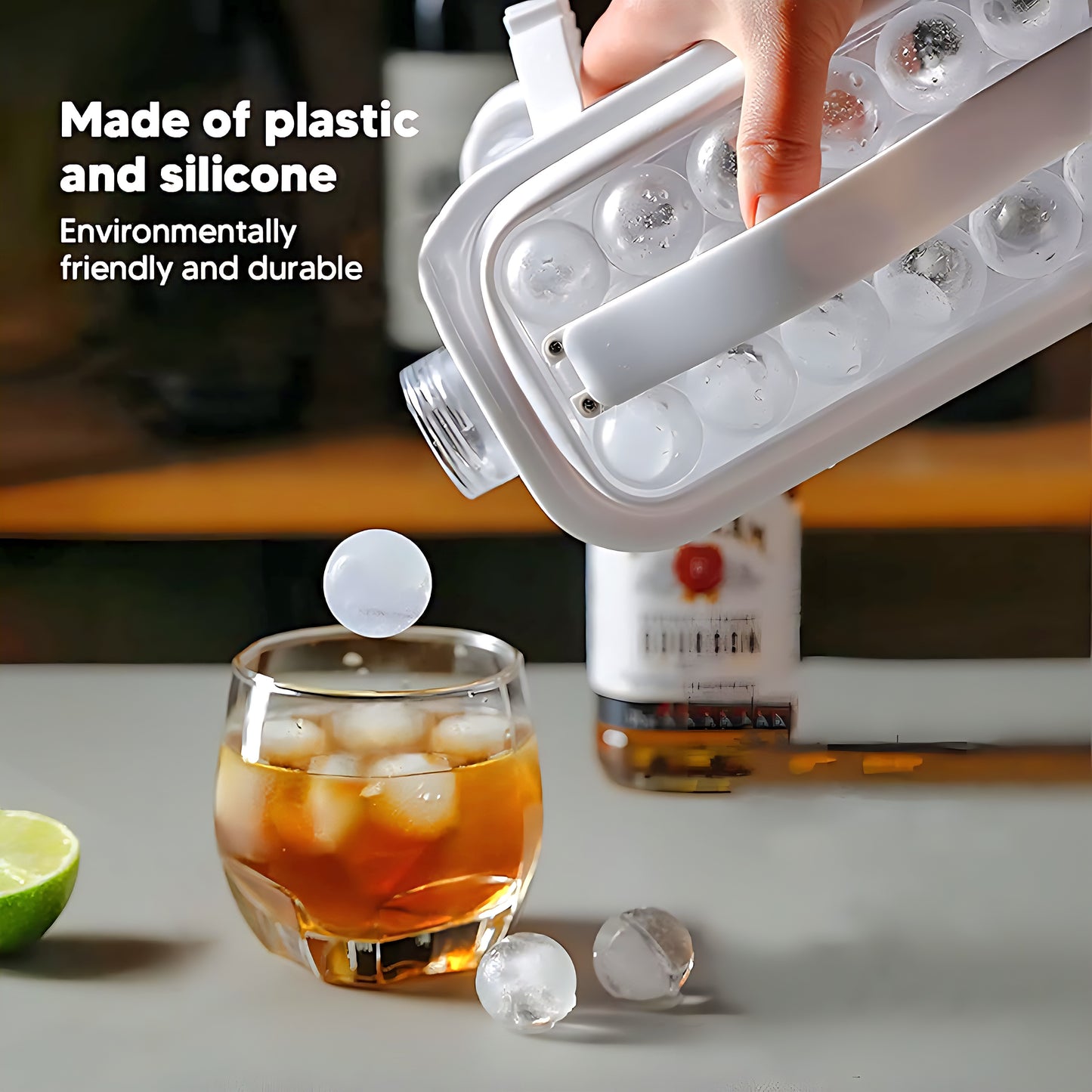 ChillMax Foldable Ice Ball Bottle – 14 Spheres