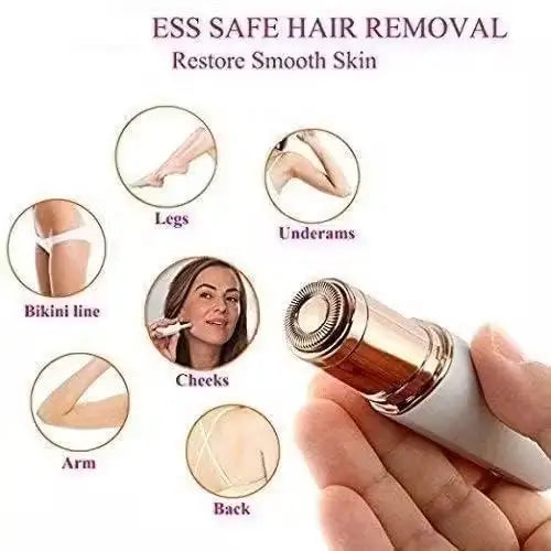 Painless Waterproof Facial Hair Remover
