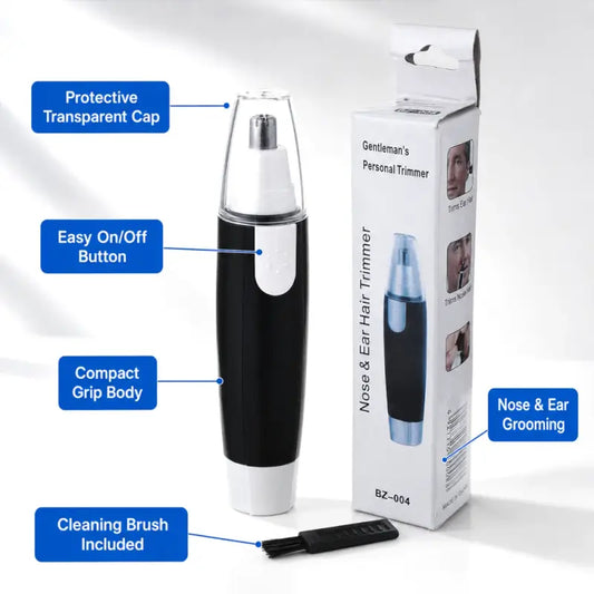 EverGlide Painless Nose & Ear Hair Trimmer | Cordless Precision Grooming