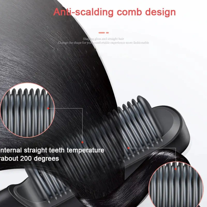 Brush: Fast-Heating Anti-Frizz Hair Straightener