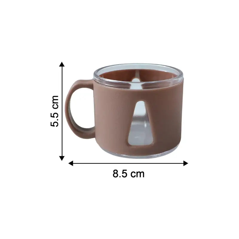 Orbis Premium Tea Set | 6-Piece Handled Lounge Cups