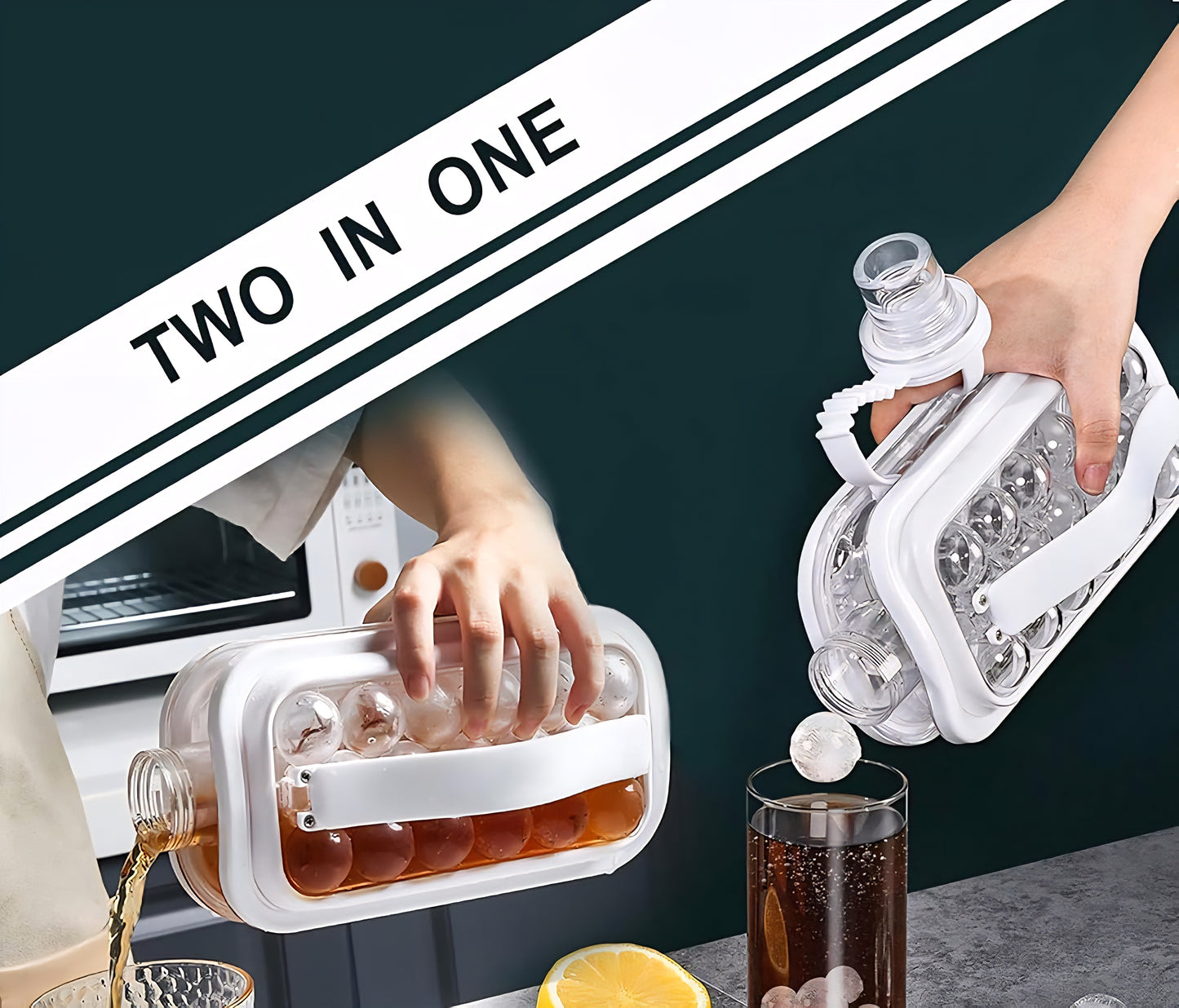 ChillMax Foldable Ice Ball Bottle – 14 Spheres