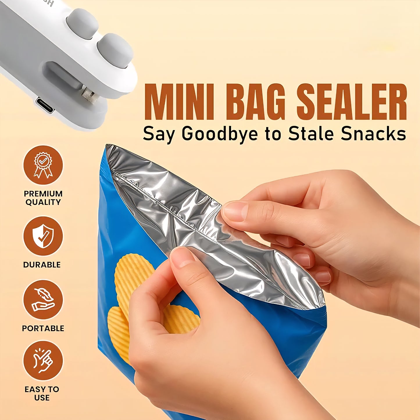 Mini Portable Heat Packet Sealer