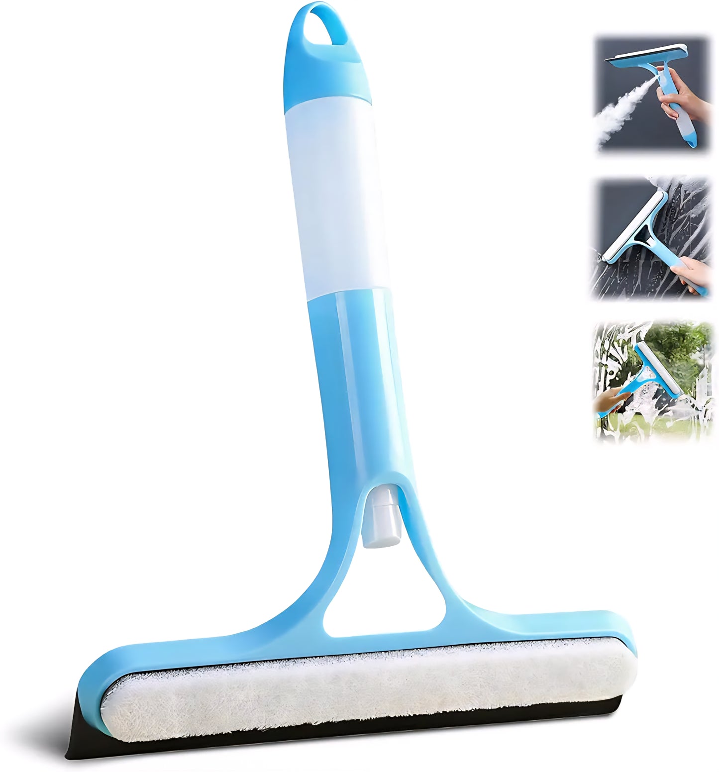 Clear View 3-in-1 Spray Glass Wiper Cleaner for Home and Car