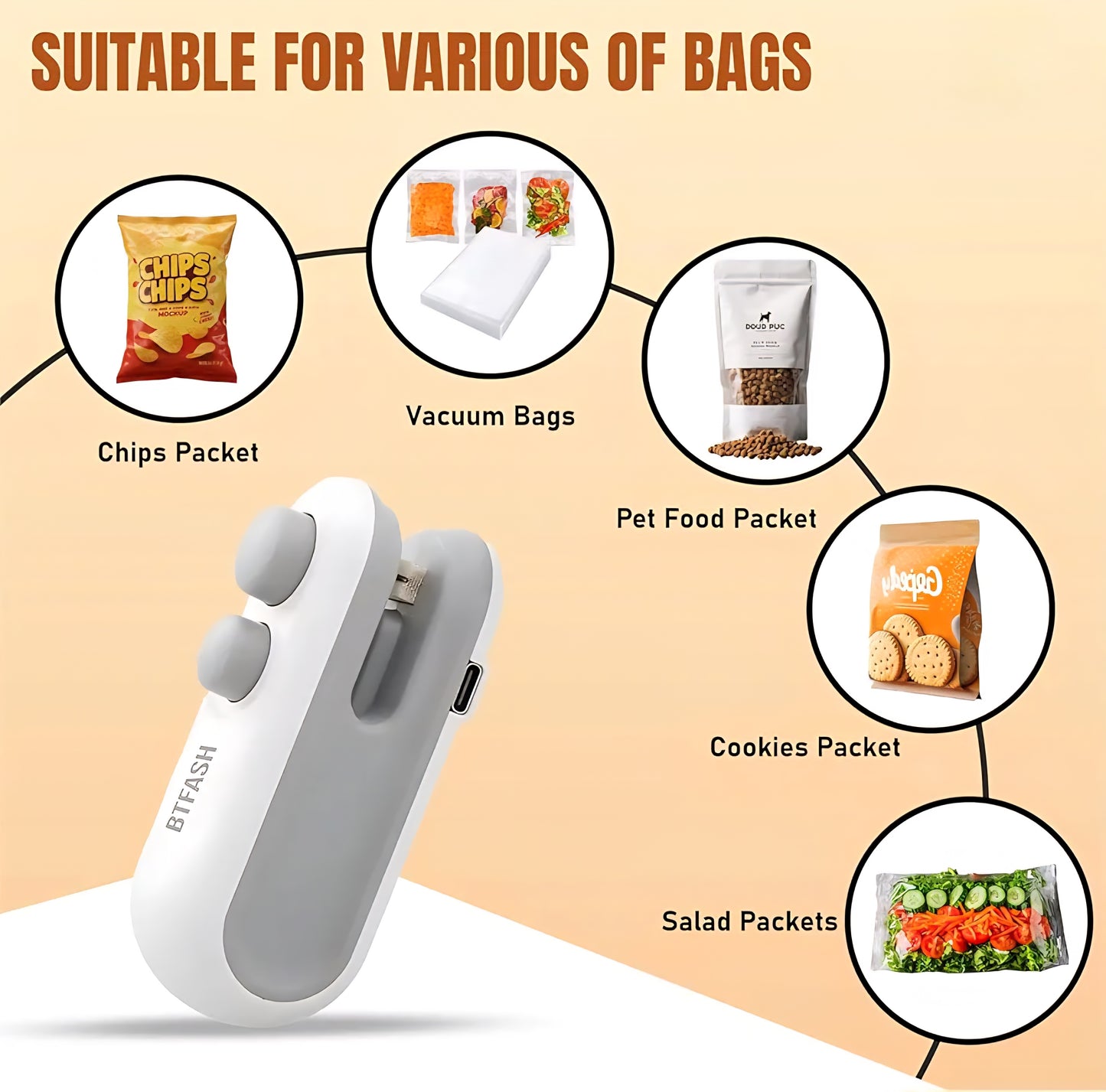 Mini Portable Heat Packet Sealer