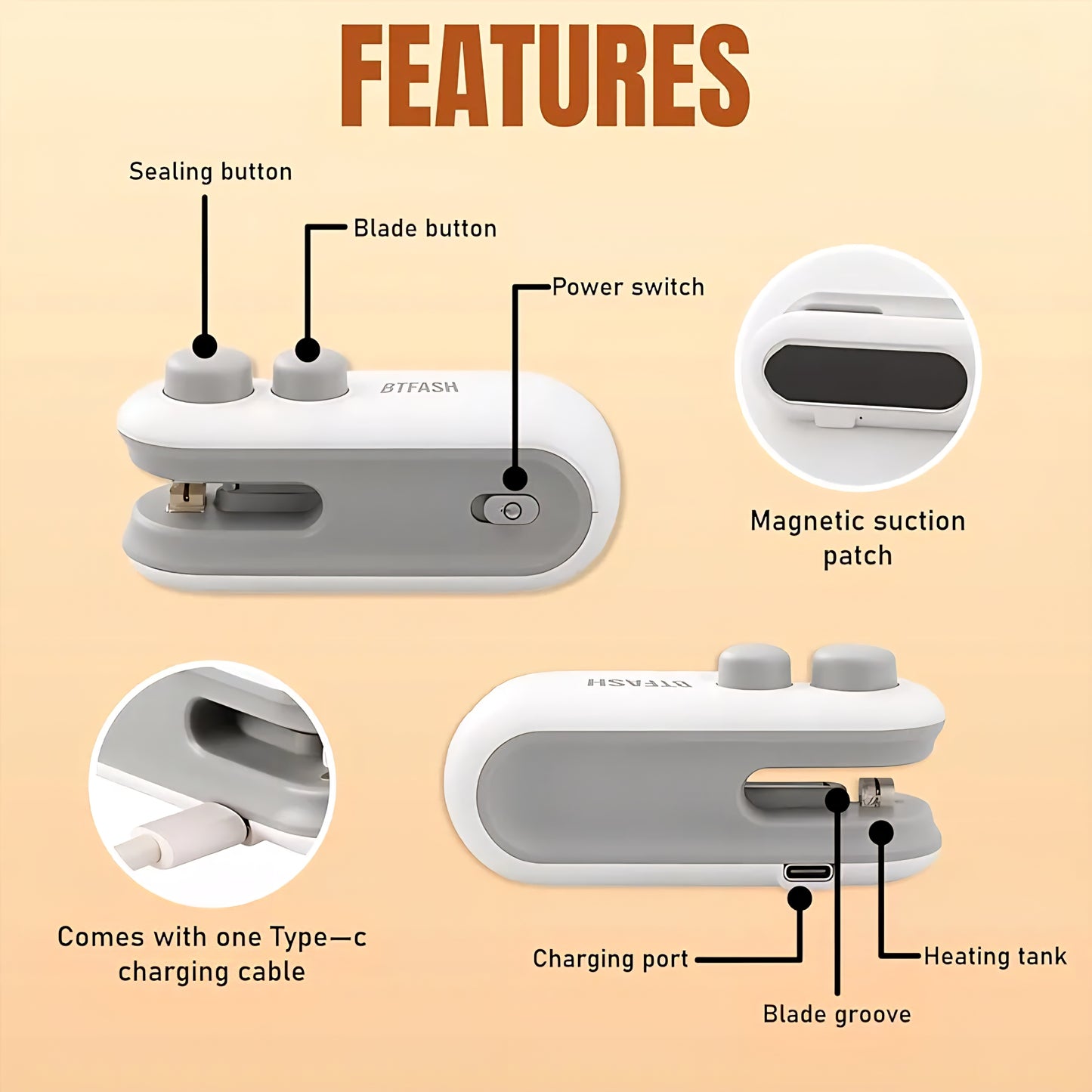 Mini Portable Heat Packet Sealer