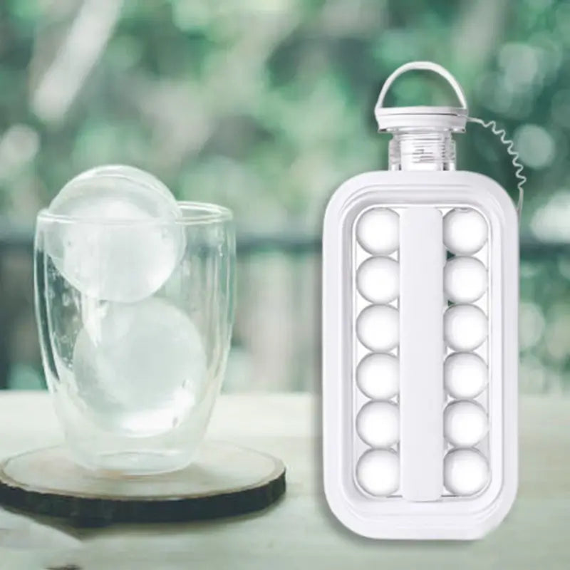 ChillMax Foldable Ice Ball Bottle – 14 Spheres