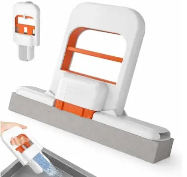 Foldable Mini Handheld Mop – Self-Squeezing Portable Wiper Tool
